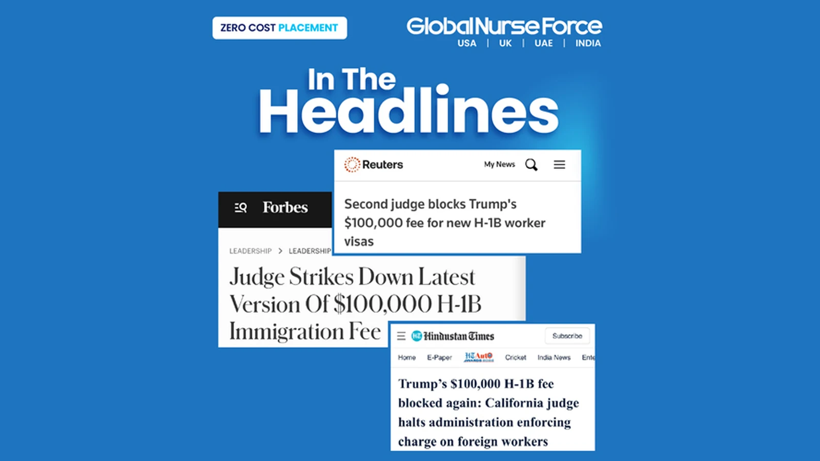 Global Nurse Force v. Trump Update: What International Nurses Should Know About the $100,000 H-1B Payment